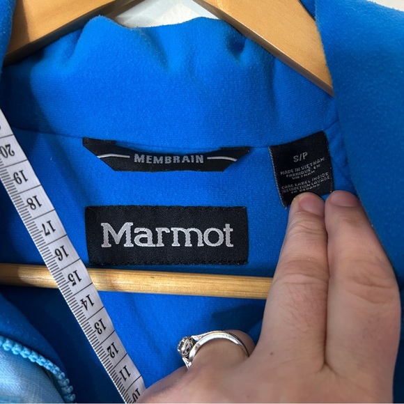 Marmot Waterproof Blue Plaid Ski Jacket Size S - Picture 10 of 16
